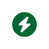 Icon of a lightning bolt